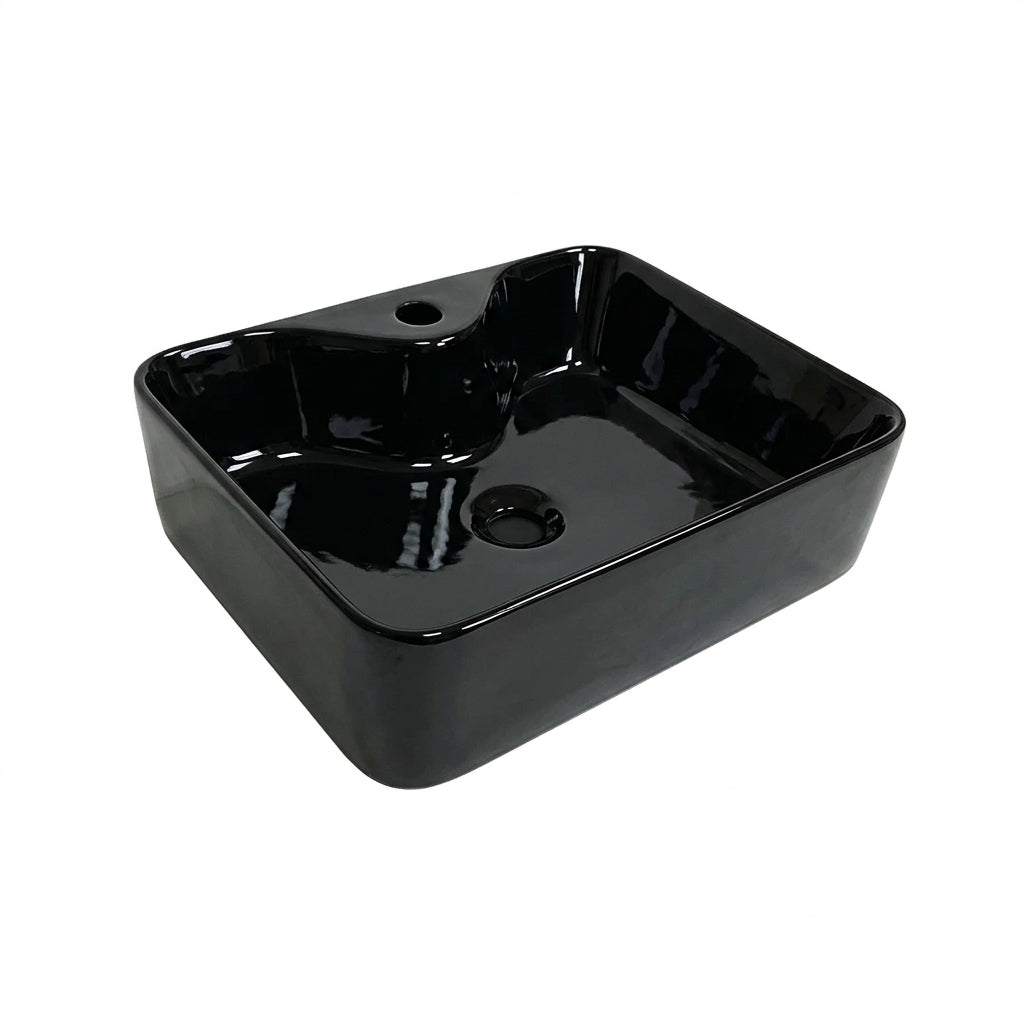 BOWL LOZA (526) MOD.RECTANGULO NEGRO 48X37X13 FRATELLI